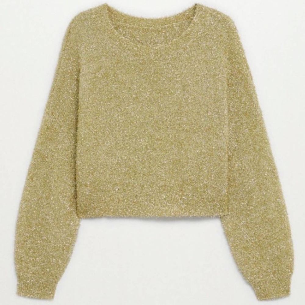 MANGO TEXTURED SWEATER
